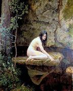 John Collier The water nymph France oil painting artist